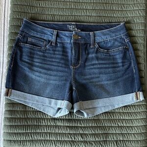 Time and Tru Women's Dark Blue Jean Shorts